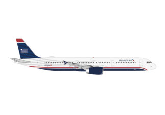 538251 Herpa American Airlines / アメリカン航空 A321 N578UW US Airways Heritage livery 1:500 予約