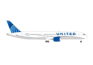 538329 Herpa United Airlines / ユナイテッド航空 B787-9 N25982 1:500 予約