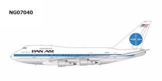 NG07040 NG MODELS Pan American Airways / パンアメリカン航空 named "Clipper America" B747SP N529PA 1:400 予約