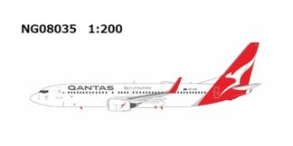 NG08035 NG MODELS Qantas Airways / カンタス航空 new colors B737-800w VH-VZP 1:200 予約