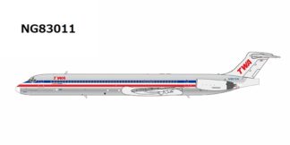 NG83011 NG MODELS TWA Trans World Airlines / トランス・ワールド航空 hybrid MD-83 N9615W 1:400 予約