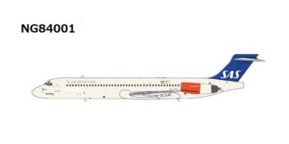 NG84001 NG MODELS SAS Scandinavian Airlines / スカンジナビア航空 named "Grane Viking" MD-87 (DC-9-87) SE-DIC 1:400 予約