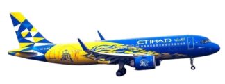 XX20714 JC WING Etihad Airways / エティハド航空 Chennai Super Kings A320NEO A6-EJB スタンド付 1:200 予約