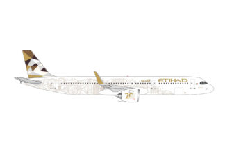 538473 Herpa Etihad Airways / エティハド航空 A321neo A6-AEN 20周年記念 1:500 予約