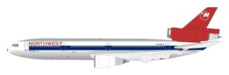 B104NW158P B-MODELS Northwest Airlines / ノースウエスト航空 DC-10-40 N158US 1:200 スタンド付 予約