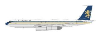 707CD0725P IN Flight200 Caledonian Airways / カレドニアン航空 B707-300C G-AVKA スタンド付き 1:200 予約