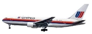 XX40495 JC WING United Airlines / ユナイテッド航空 Saul Bass B767-200 N607UA 1:400 予約