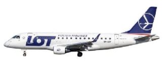 XX40719 JC WING LOT Polish Airlines / LOTポーランド航空 Embraer E170 SP-LDF 1:400 予約