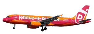 XX40721 JC WING JetBlue Airways / ジェットブルー航空 Dunkin A320 N643JB 1:400 予約