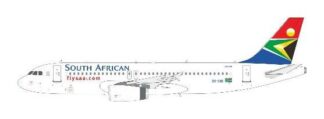 320SA0525 IN Flight200 South African Airways / 南アフリカ航空 A320-200 ZS-SZC スタンド付き 1:200 予約