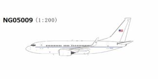 NG05009 NG MODELS U.S. Air Force / アメリカ空軍 white fuselage C-40C (737-700 BBJ) 02-0202 1:200 予約