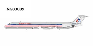 NG83009 NG MODELS American Airlines / アメリカン航空 with Flag Tulsa Ⅱ sticker MD-82 N9627R 1:400 予約