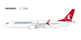 NG94003 NG MODELS Turkish Airlines / トルコ航空/ターキッシュ エアラインズ B737 MAX9 TC-LYB 1:200 予約