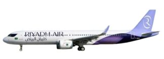 XX40775 JC WING Riyadh Air / リヤド航空 A321XLR F-WWBZ 1:400 予約
