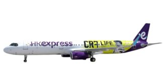 04657 Phoenix HK Express / 香港エクスプレス CR7 Life Museum Hong Kong l A321 B-LEE 1:400 予約