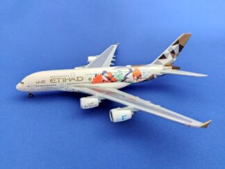 535014 Herpa CLUB MODELS Etihad Airways / エティハド航空 South Korea A380 A6-APD プラスチック製スタンド付 1:500 メーカー完売