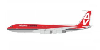 707AV0225P IN Flight200 AVIANCA / アビアンカ航空 polished B707-300B HK-1410 スタンド付き 1:200 予約