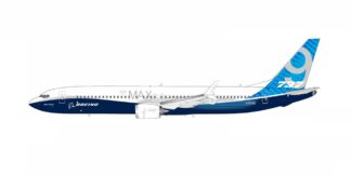 739MHOUSE IN Flight200 Boeing / ボーイングカラー B737 MAX9 N7379E スタンド付き 1:200 予約