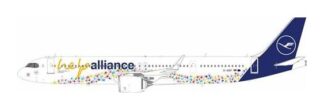 JFA321054 JFOX Lufthansa / ルフトハンザドイツ航空 help alliance A321-200NX D-AIEP 1:200 スタンド付 予約