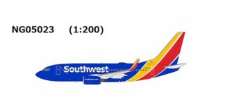 NG05023 NG MODELS Southwest Airlines / サウスウエスト航空 heart livery B737-700W N7835A 1:200 予約