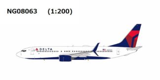 NG08063 NG MODELS Delta Air Lines / デルタ航空 with scimitar winglets B737-800W N388DA 1:200 予約