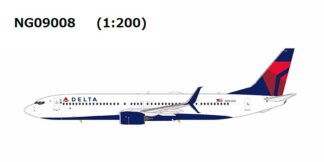NG09008 NG MODELS Delta Air Lines / デルタ航空 with scimitar winglets B737-900ER/w N851DN 1:200 予約