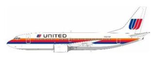 733UN0624 IN Flight200 United Airlines / ユナイテッド航空 B737-300 N364UA スタンド付き 1:200 予約
