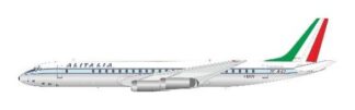 862AZ0725P IN Flight200 Alitalia / アリタリア イタリア航空 Polished DC-8-62H I-DIWY スタンド付き 1:200 予約