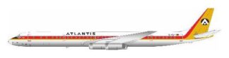 8630825 IN Flight200 Atlantis / アトランティス DC-8-63CF D-ADIY スタンド付き 1:200 予約