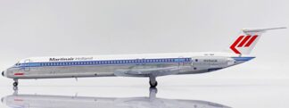 LH2378 JC WING Martinair Holland / マーティンエアー・ホラント/マーチンエアー・ホラント "Adria Airways Hybrid Livery" "Polished" MD-82 PH-MBY スタンド付 1:200 予約