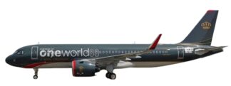 XX40783 JC WING Royal Jordanian / ロイヤル・ヨルダン航空 Oneworld A320NEO JY-RAK 1:400 予約