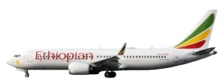 XX40784 JC WING Ethiopian Airlines / エチオピア航空/エチオピアン B737 MAX8 ET-AVL 1:400 予約