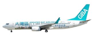 XX40815 JC WING GBA / Greater Bay Airlines / グレーター・ベイ航空 Greater Bay Area B737-800 B-KJD 1:400 予約