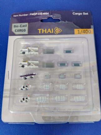 FWDPCG4054 Fantasywings 空港アクセサリー Thai Cargo / タイカーゴ・タイ国際航空航空貨物 空港サービス車両セット 1:400 メーカー完売