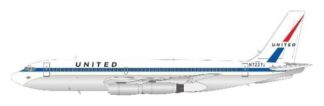 720UA1025P IN Flight200 United Airlines / ユナイテッド航空 Polished B720-022 N7227U スタンド付き 1:200 予約