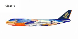 NG04011 NG MODELS Singapore Airlines / シンガポール航空 Tropical livery B747-400 9V-SPL 1:400 予約