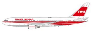 XX40494 JC WING TWA Trans World Airlines / トランス・ワールド航空 B767-200ER N610TW 1:400 予約