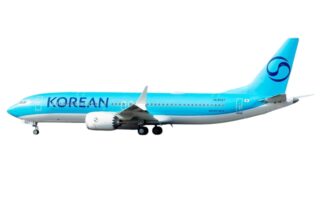 04669 Phoenix Korean Air / 大韓航空 B737-8max HL8567 1:400 予約