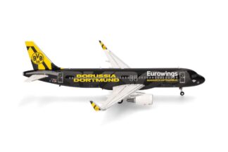 573764 Herpa Eurowings / ユーロウイングス A320 D-AEWM "BVB Mannschaftsairbus" (2025) 1:200 予約