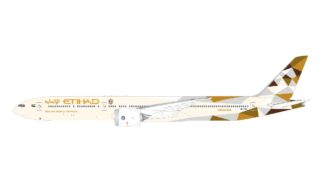 G2ETD1321 GEMINI 200 Etihad Airways / エティハド航空 B777-9 A6-FAA with optional folded wingtips スタンド付 1:200 予約
