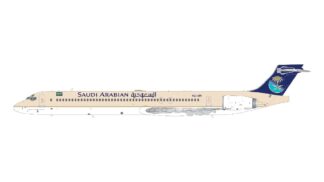 G2SVA1333 GEMINI 200 SAUDIA/Saudi Arabian Airlines / サウジアラビア航空/サウディア MD-90 HZ-API upgraded stand アップグレードスタンド付 1:200 予約