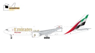 GJUAE2382 GEMINI JETS Emirates SkyCargo / エミレーツ・スカイカーゴ new livery; Interactive Series B777-200LRF A6-EFV 1:400 予約