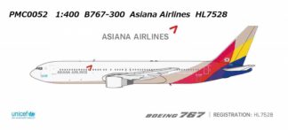 PMC0052 Panda Models Asiana Airlines / アシアナ航空 B767-300 HL7528 1:400 予約