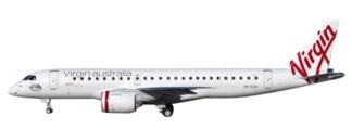 XX20856 JC WING Virgin Atlantic Airways / ヴァージン・アトランティック航空 1900th Embraer E-Jet E190-E2 VH-E2A スタンド付 1:200 予約