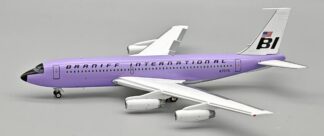 720BN0525 IN Flight200 Braniff International Airways / ブラニフ航空 Lavender Periwinkle Blue B720 N7076 スタンド付き 1:200 予約