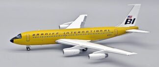 720BN0625 IN Flight200 Braniff International Airways / ブラニフ航空 Ochre B720 N7077 スタンド付き 1:200 予約