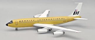 720BN0825 IN Flight200 Braniff International Airways / ブラニフ航空 Beige B720 N7079 スタンド付き 1:200 予約