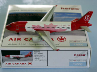 502146 Herpa Air Canada / エア・カナダ A320-200 C-FFWN Symphony of Voices 65th 1:500 メーカー完売