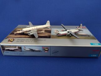 514644 Herpa LTU International / LTUインターナショナル DC-4 & F-27 2機ｾｯﾄ D-AMIR & D-BAKE 2機ｾｯﾄ 1:500 メーカー完売
