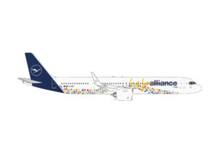 538961 Herpa Lufthansa / ルフトハンザドイツ航空 A321neo D-AIEP "Help Alliance" 1:500 予約